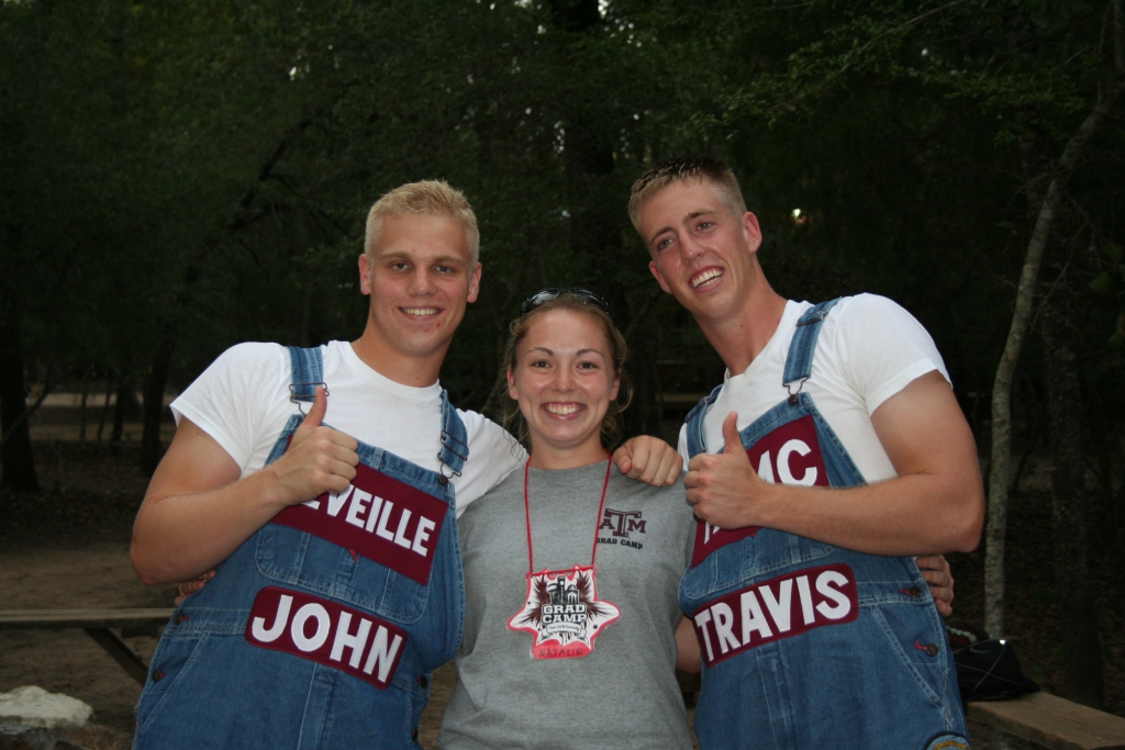 Grad Camp - Camper with Yell Leaders 